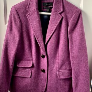 J Crew Tweed Jacket, wool 12P